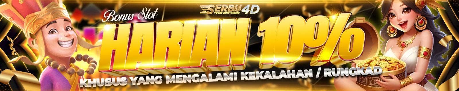 SERBU4D: Situs Slot Gacor Terpercaya Bonus Slot Harian 10%